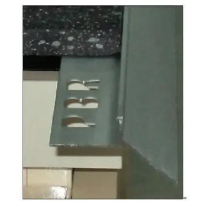 Aluminijumska Lajsna PBR-17/1 10mm srebro okapnica Aluminijumska Lajsna PBR-17/1 10mm srebro okapnica