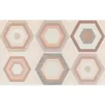 Zidna pločica sa heksagonalnim uzorkom
