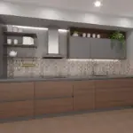 Bež keramička pločica za kuhinju