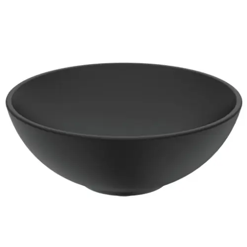 Crni okrugli lavabo 41x41 cm