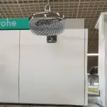 Tuš ruža 18 cm hrom izgled