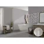 Siva keramička pločica sa vintage motivima