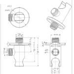 Fixfit držač za tuš zidna montaža