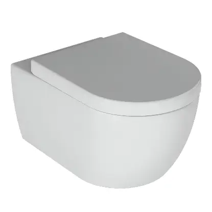 Genova Konzolna Rimless WC šolja sa SS daskom Genova Konzolna Rimless WC šolja sa SS daskom