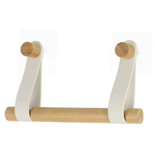 samolepljivi držač za wc papir bambus