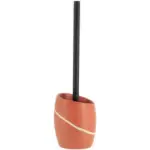 Tendance WC četka terakota boje sa crnom drškom