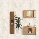 Svetla keramička pločica sa kamenom teksturom