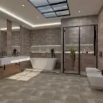 podne pločice mat siva boja