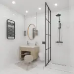 Kvadratna keramička pločica luksuznog izgleda