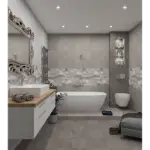 Zidna i podna siva mat pločica