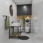 Pločica imitacija mermera bela