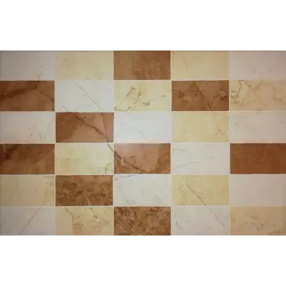 Craft Beige Decor 25x40 – mozaik za rustični zid Zidna pločica Craft Beige 25x40 sa bež i braon kvadratima