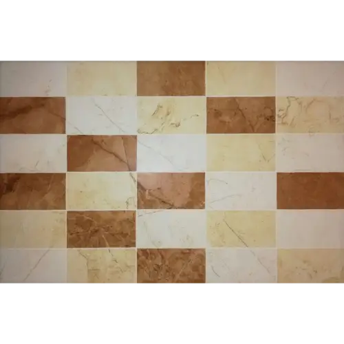 Zidna pločica Craft Beige 25x40 sa bež i braon kvadratima