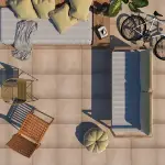 Kvadratna podna pločica 59x59 za spoljnu i unutrašnju upotrebu