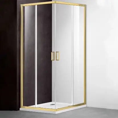 Naa1142 Kvadratna Kabina 90x90 Gold Tuš kabine I Naa 1142 90x90 Gold
