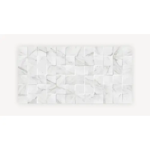 Luxor Mosaic 3D White 25×75 pločice