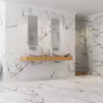 Mermerna pločica sa sivim venama