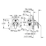 Bauflow 29045000 baterija sa prebacivačem