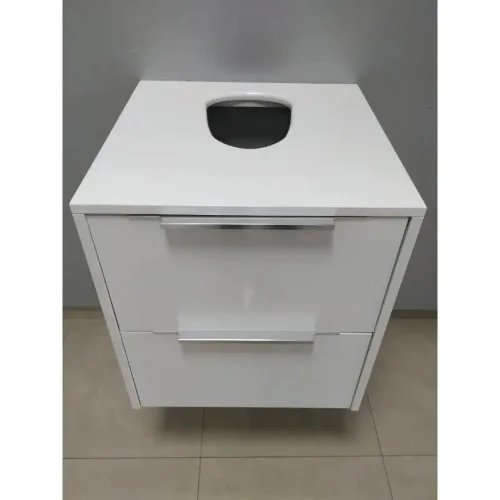 Beli ormarić za nadgradni lavabo