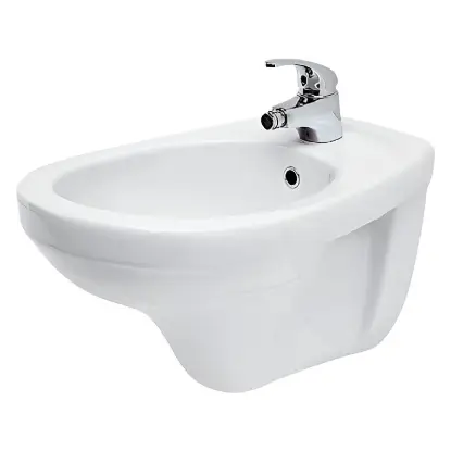 Delfi bide K11-0018 pogled sa strane Cersanit Delfi konzolni bide