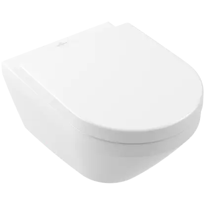 Zidna rimless WC šolja – SoftClosing daska Zidna WC šolja bez ivice bela