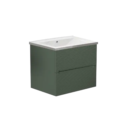 Lavabo sa ormarićem - Rigo 600BX Verde Salvia Lavabo E-8005-60