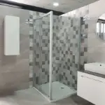 Stakleni bočni zid Huppe 100x200