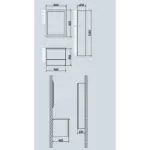 ogledalo sa rasvetom 600x800 mm