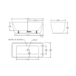 bela pravougaona kada