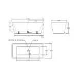 Kada sa oblogom 170x80x60