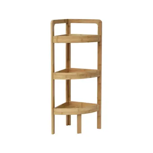 Tendance ugaoni stalak od bambusa sa tri police