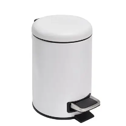 Tendance Kanta za Smeće 3l na Pedalu Soft Close 17x23x25,5cm Metal Bela 6543100 Tendance Kanta za Smeće 3l na Pedalu Soft Close 17x23x25,5cm Metal Bela 6543100