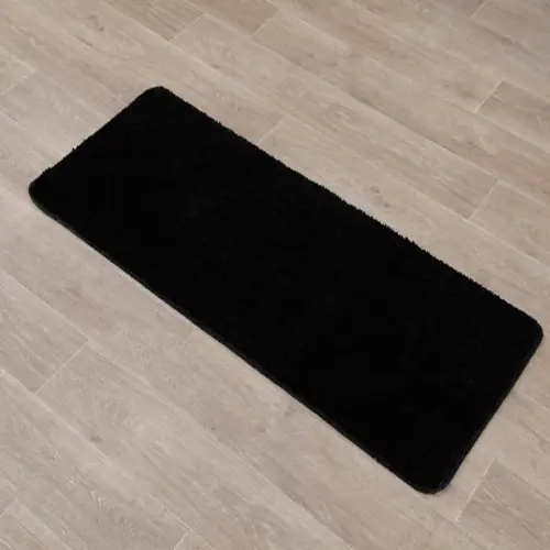 Tendance tepih za kupatilo mikrofiber 50x120 crna latex