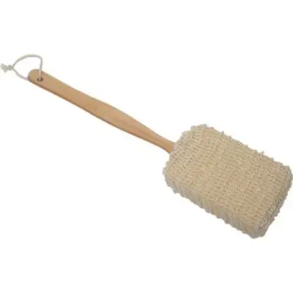 Tendance sunđer za kupanje 10x4x41 cm bež Tendance sunđer za kupanje sa drvenom drškom