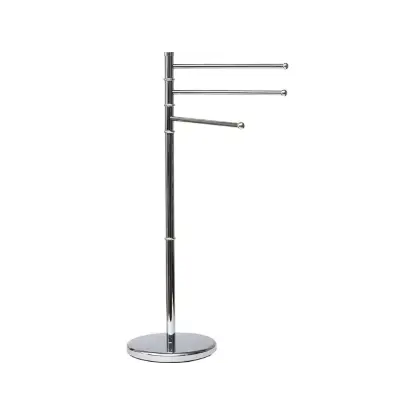 Tendance Samostojeći Držač Peškira sa 3 Prečke Hrom 9602102 Tendance Samostojeći Držač Peškira sa 3 Prečke Hrom 9602102