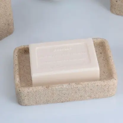 Tendance Držač Sapuna Sand Effect 3x12x8cm Poliresin Bež 64141104 Tendance Držač Sapuna Sand Effect 3x12x8cm Poliresin Bež 64141104