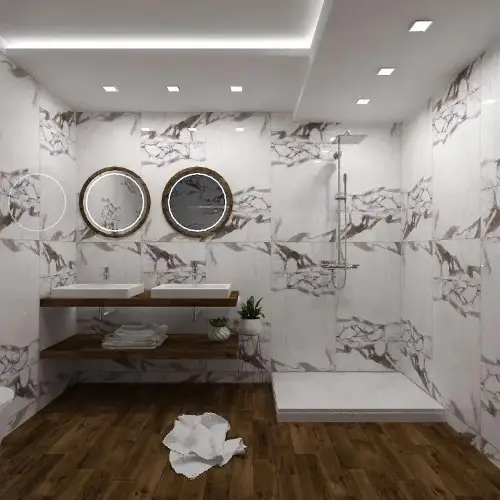 Fonte tuš kada 90x90 cm akrilna