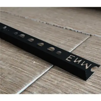 Završna Lajsna WM-514 Mat Black 10mm Završna aluminijumska lajsna 10mm crna