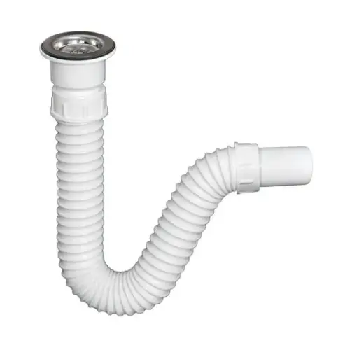 Fleksibilni sifon S jednodelni beli