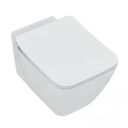 Strada II viseća WC šolja sa daskom Strada II konzolna WC šolja – zatvoren poklopac