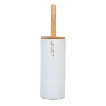 WC četka Lea bela i bambus 38x10,5 cm bela wc četka lea sa bambus drškom