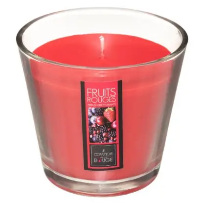 Mirisna sveća Atmosphera 9x8,3 cm Atmosphera sveća crveno voće u staklenoj čaši