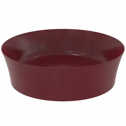 Premium lavabo bordo boje V6 – saten završna obrada ipalyss okrugli lavabo bordo ideal standard