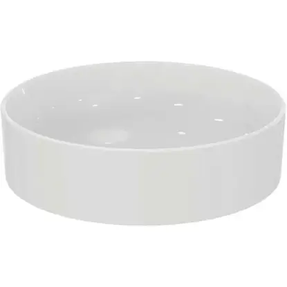 Conca nadgradni lavabo okrugli 45 cm bela keramika Conca okrugli lavabo 45 bela keramika