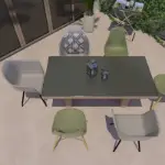 Sive imitacija cementa pločice