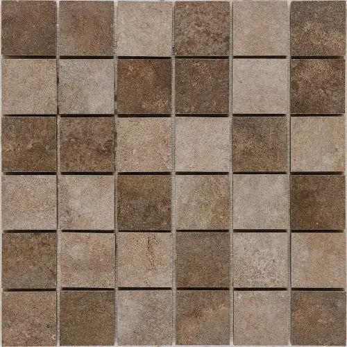 Stonehenge Rust mozaik pločice 29,8x29,8 zemljani tonovi