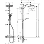 Termostatska baterija tuš sistem