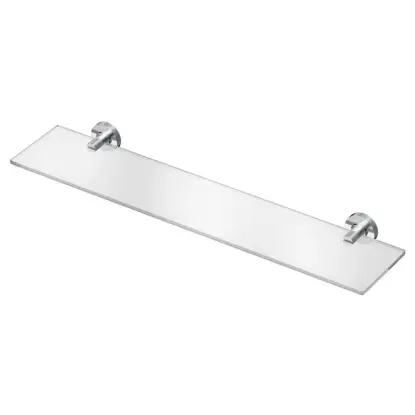 Iom staklena polica 60 cm mat staklo za kupatilo Staklena polica za kupatilo 60 cm