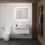 Pravougaoni ugradni lavabo sa prelivom