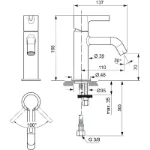 Joy Baterija za Umivaonik 5l Zlatna BC776A2